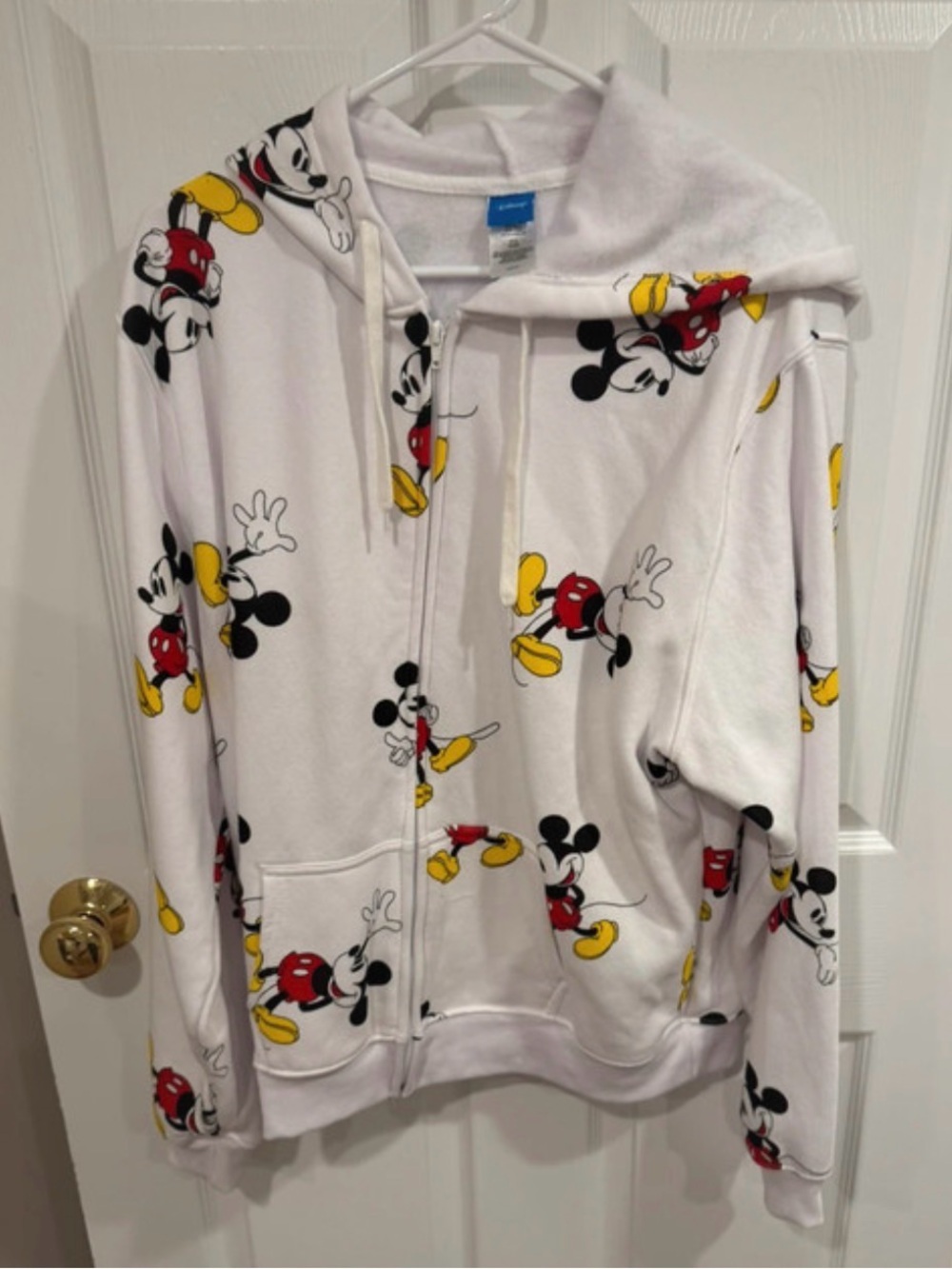 Disney Mickey Mouse Unisex Full Zip-Up Hoodie Jacket